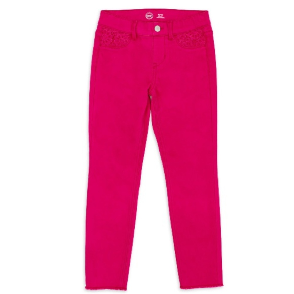 Wonder Nation Girls Fashion Jegging Racing Pink Corduroy Size L/G 10-12 (Plus)